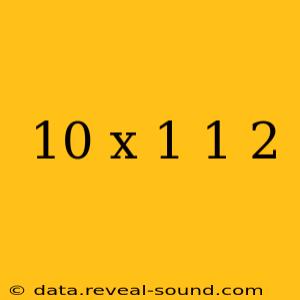 10 x 1 1 2