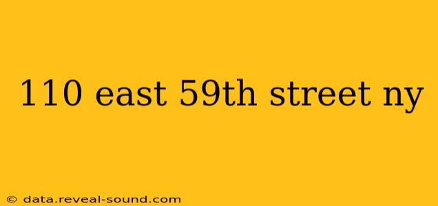 110 east 59th street ny