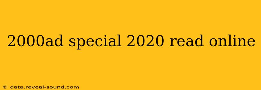 2000ad special 2020 read online