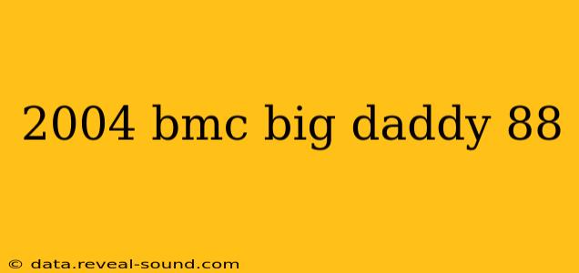 2004 bmc big daddy 88