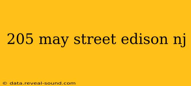 205 may street edison nj