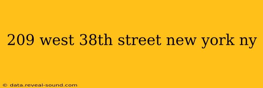 209 west 38th street new york ny