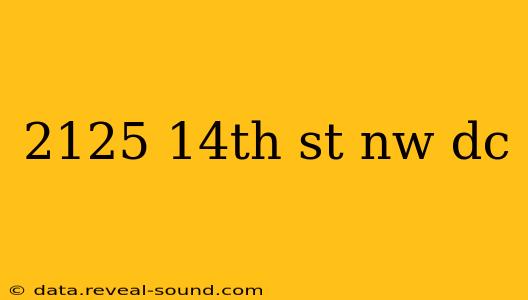 2125 14th st nw dc