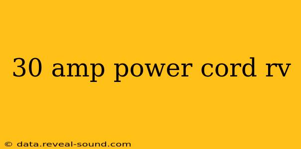 30 amp power cord rv