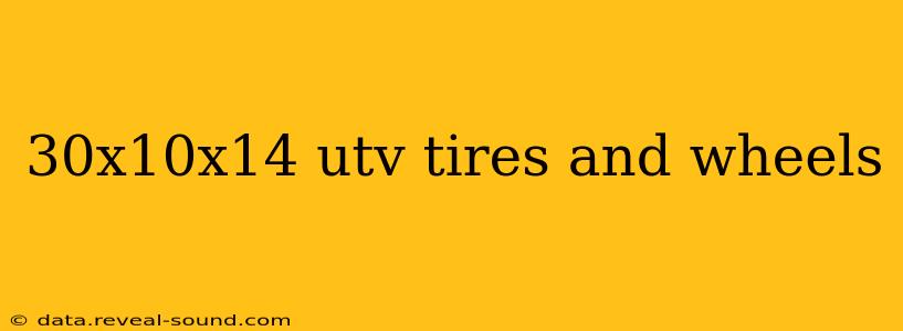 30x10x14 utv tires and wheels