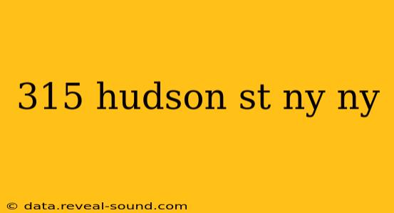 315 hudson st ny ny