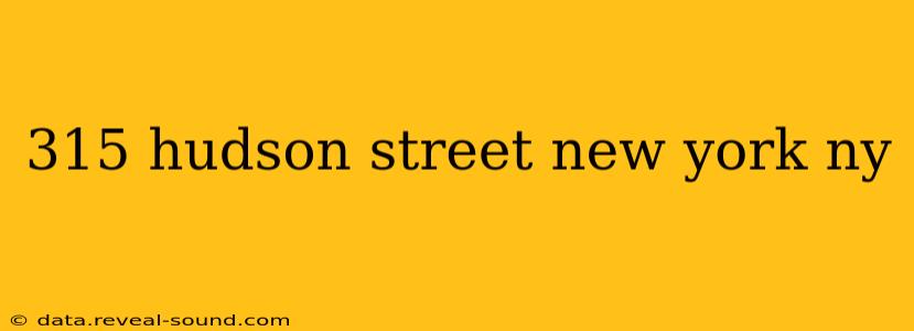 315 hudson street new york ny