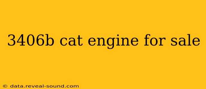 3406b cat engine for sale