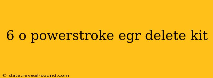 6 o powerstroke egr delete kit