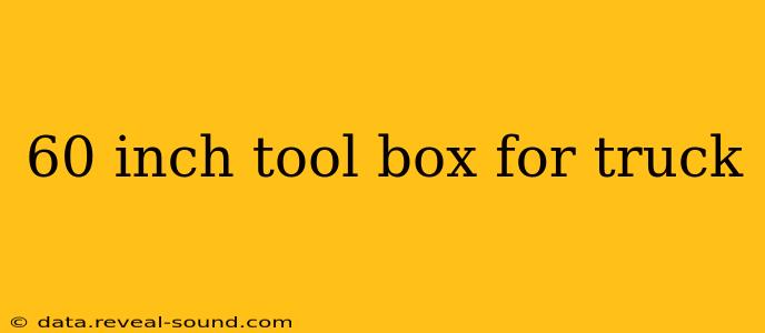 60 inch tool box for truck