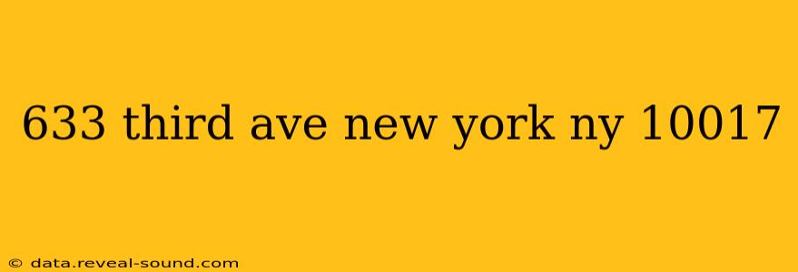 633 third ave new york ny 10017