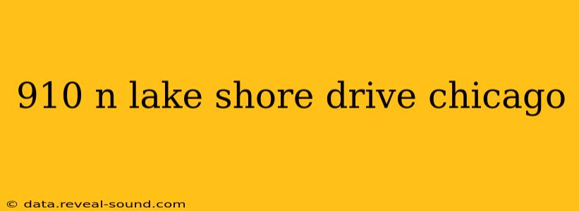 910 n lake shore drive chicago