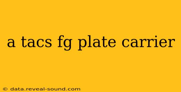 a tacs fg plate carrier