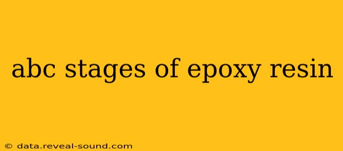 abc stages of epoxy resin