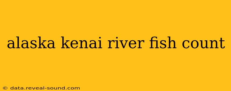 alaska kenai river fish count