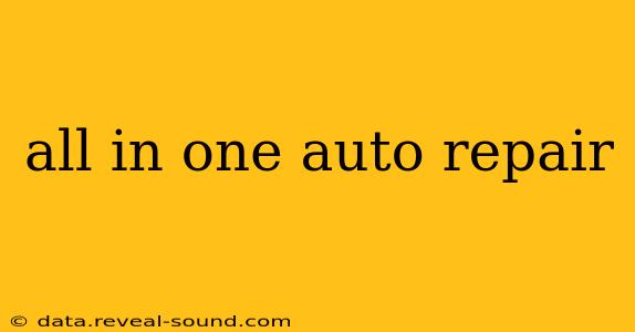 all in one auto repair