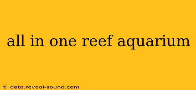 all in one reef aquarium
