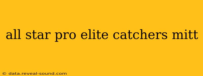 all star pro elite catchers mitt