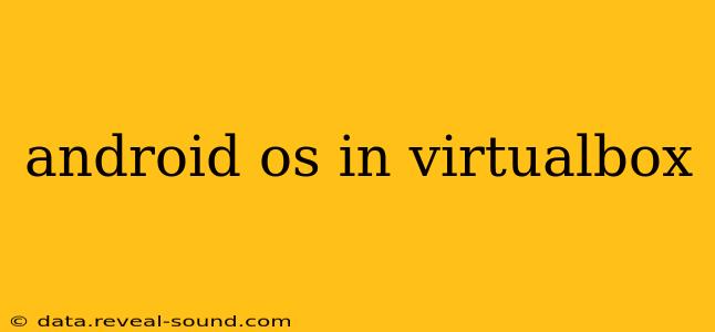 android os in virtualbox