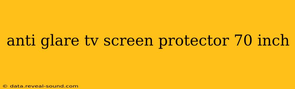 anti glare tv screen protector 70 inch