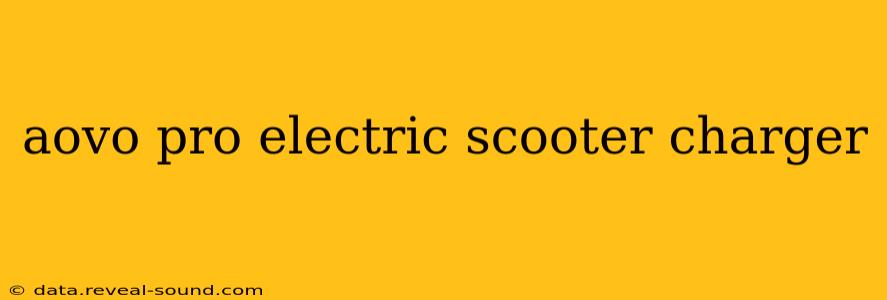 aovo pro electric scooter charger