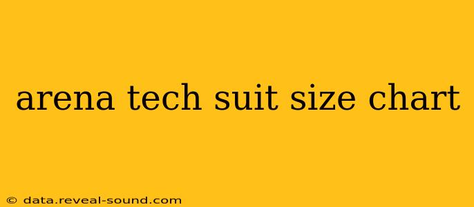 arena tech suit size chart