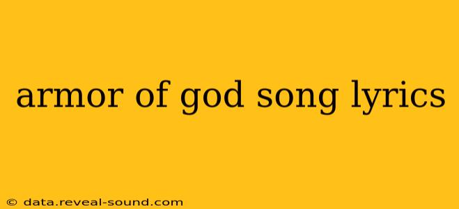 armor of god song lyrics