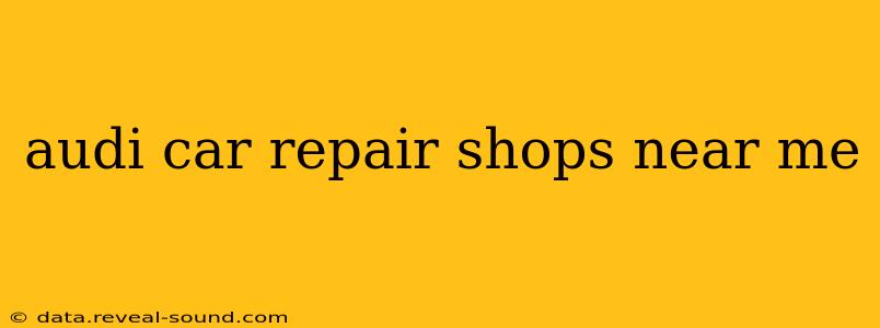audi car repair shops near me