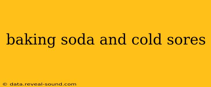 baking soda and cold sores