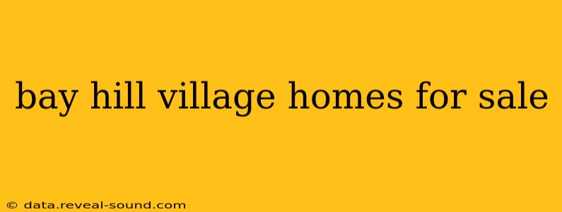 bay hill village homes for sale