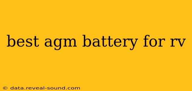 best agm battery for rv