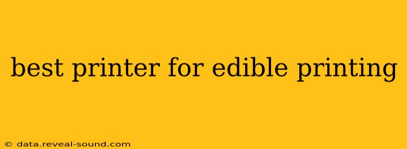 best printer for edible printing