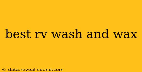 best rv wash and wax