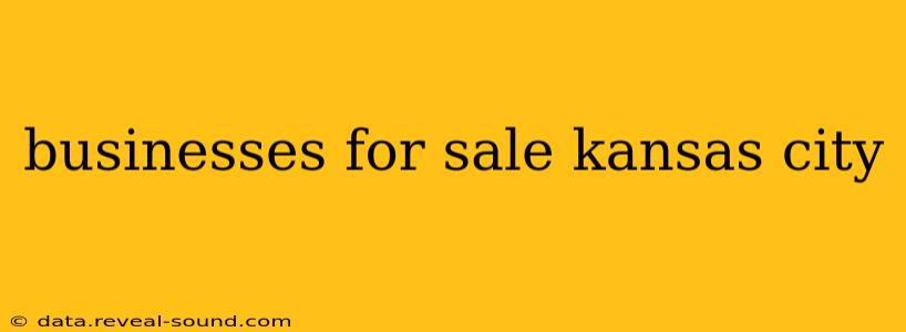 businesses for sale kansas city