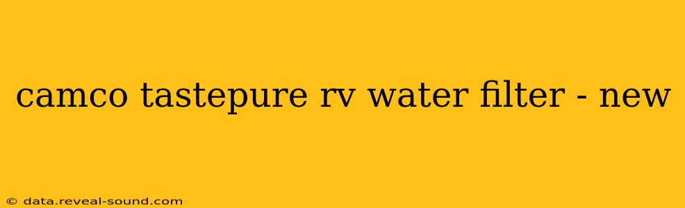 camco tastepure rv water filter - new