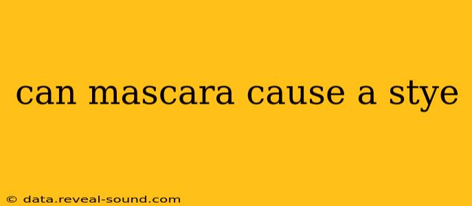 can mascara cause a stye