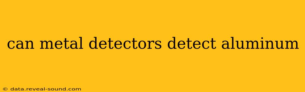 can metal detectors detect aluminum