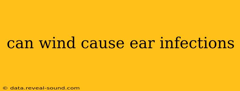 can wind cause ear infections