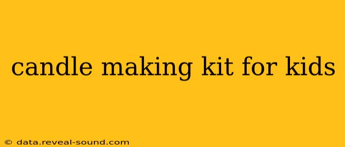 candle making kit for kids