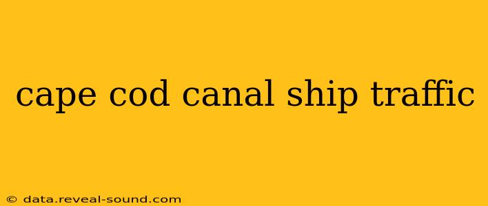 cape cod canal ship traffic