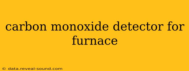 carbon monoxide detector for furnace