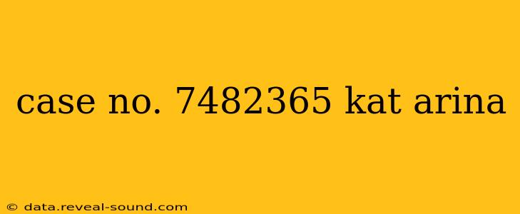 case no. 7482365 kat arina