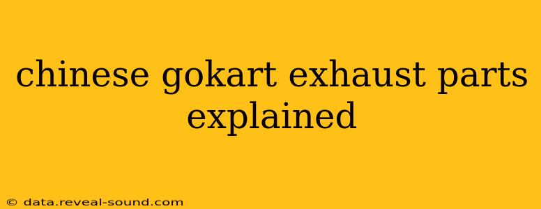 chinese gokart exhaust parts explained