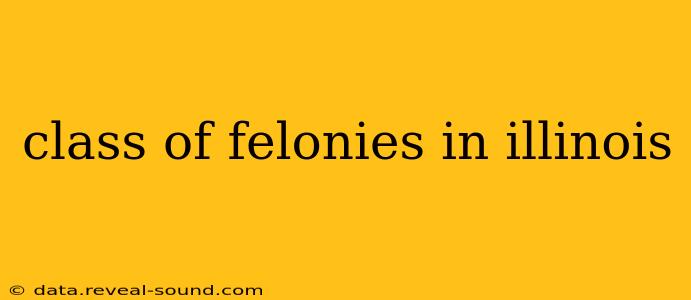 class of felonies in illinois