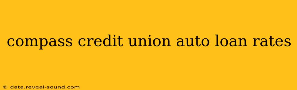 compass credit union auto loan rates