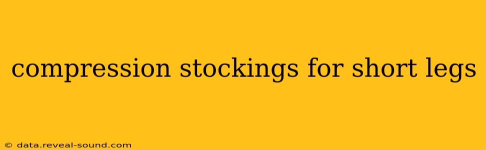 compression stockings for short legs