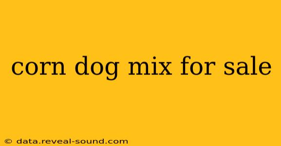 corn dog mix for sale
