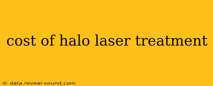 cost of halo laser treatment