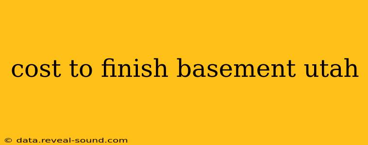 cost to finish basement utah