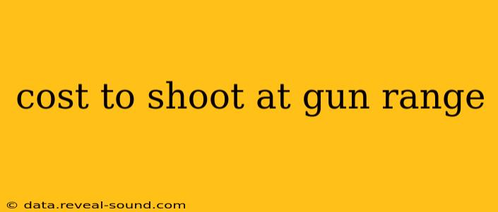 cost to shoot at gun range